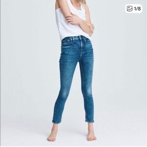 Rag & Bone Nina High-Rise Ankle Skinny jeans size 27 super soft denim stretchy